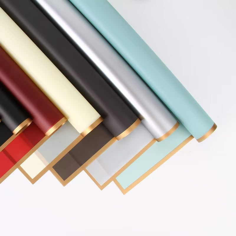 Golden Edge Wrapping Paper