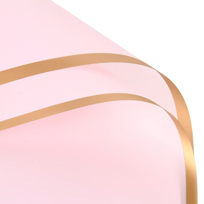 Golden Edge Wrapping Paper