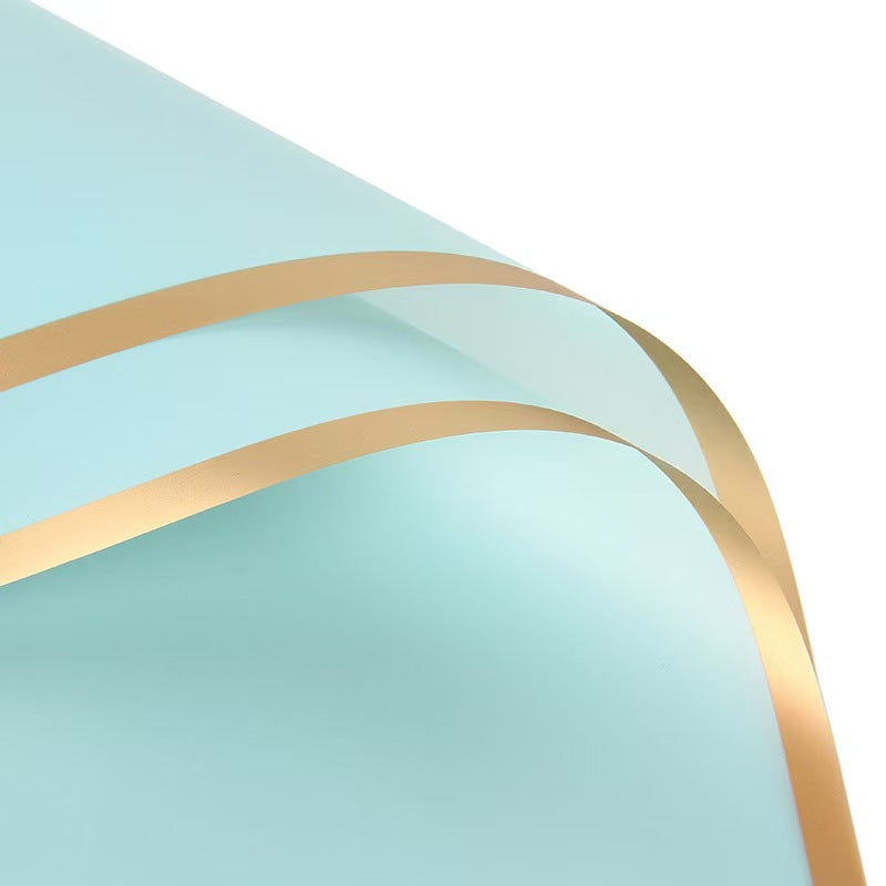 Golden Edge Wrapping Paper