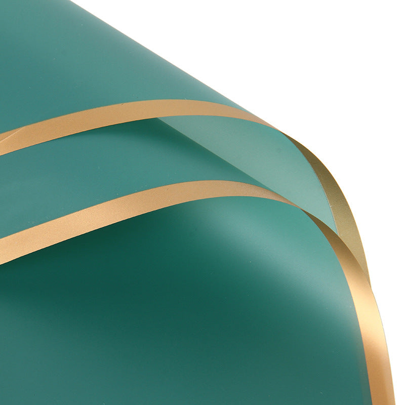 Golden Edge Wrapping Paper
