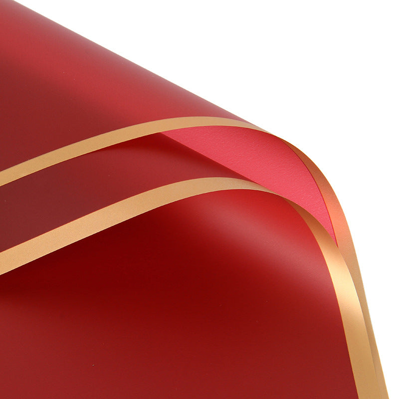 Golden Edge Wrapping Paper