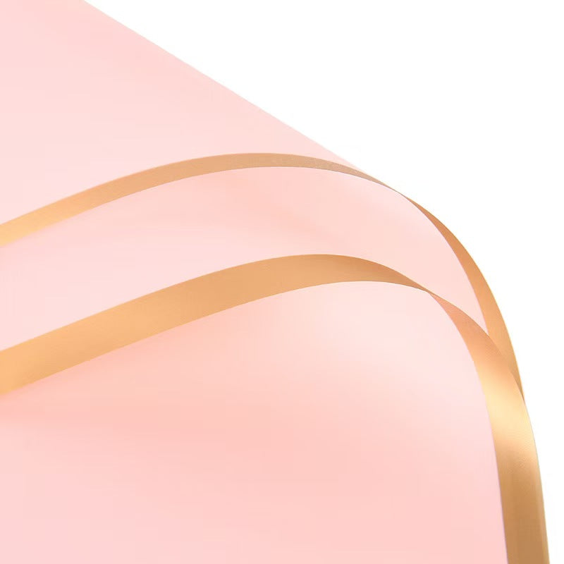 Golden Edge Wrapping Paper
