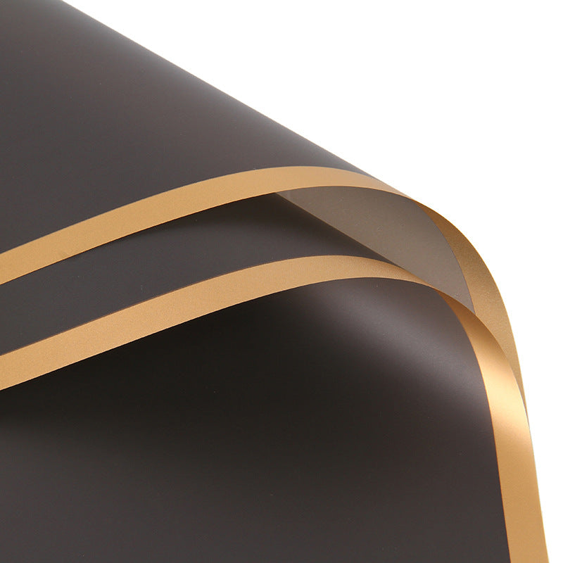 Golden Edge Wrapping Paper