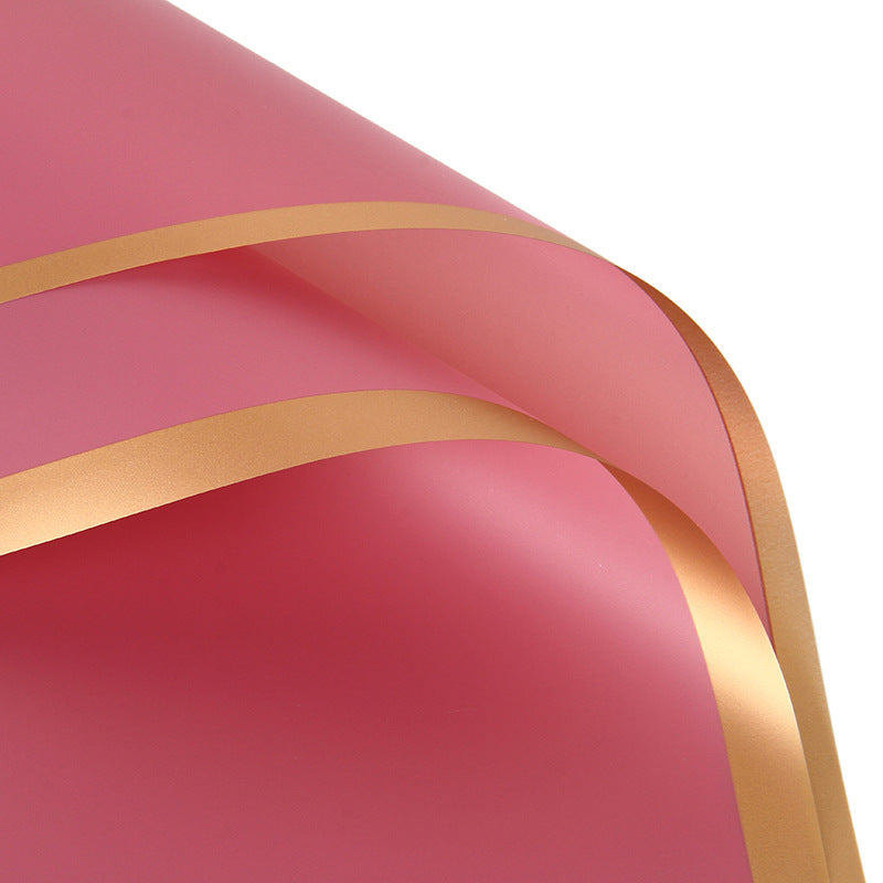 Golden Edge Wrapping Paper