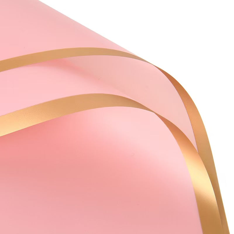 Golden Edge Wrapping Paper