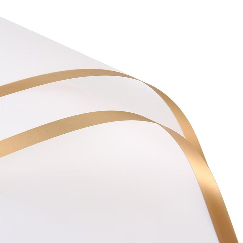 Golden Edge Wrapping Paper