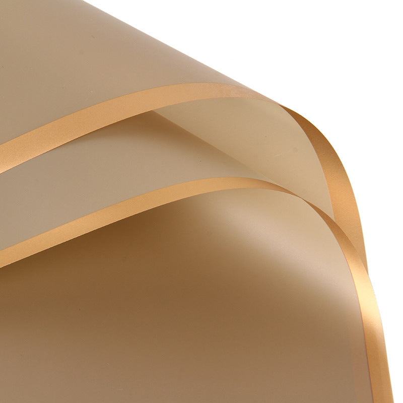 Golden Edge Wrapping Paper