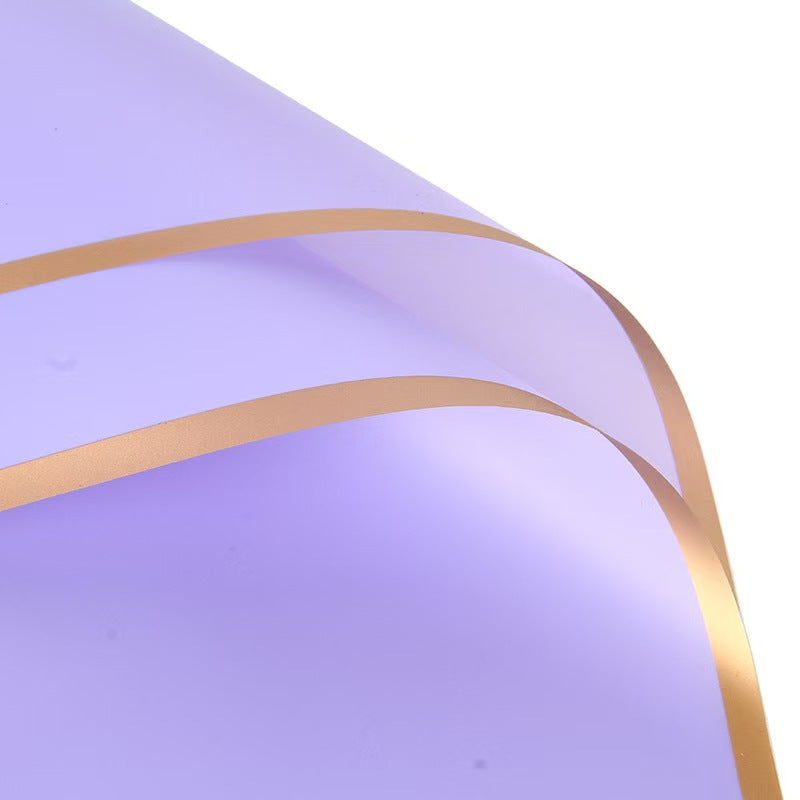 Golden Edge Wrapping Paper