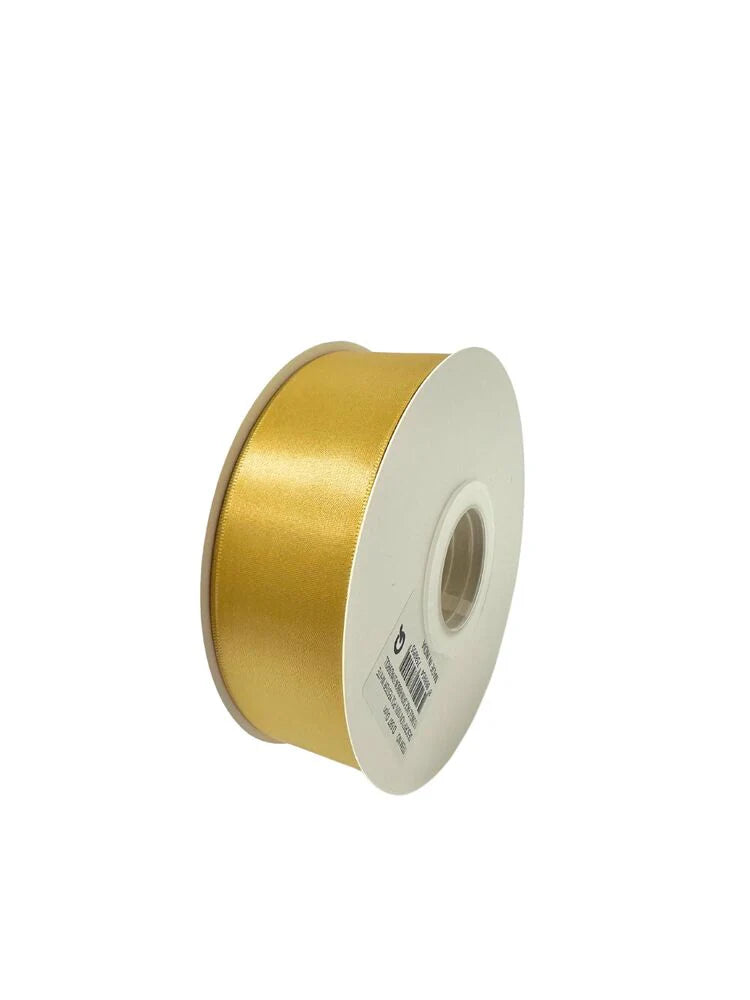 1.5 Inch Polyester Single Satin Ribbon (50 Yards) - Dijon