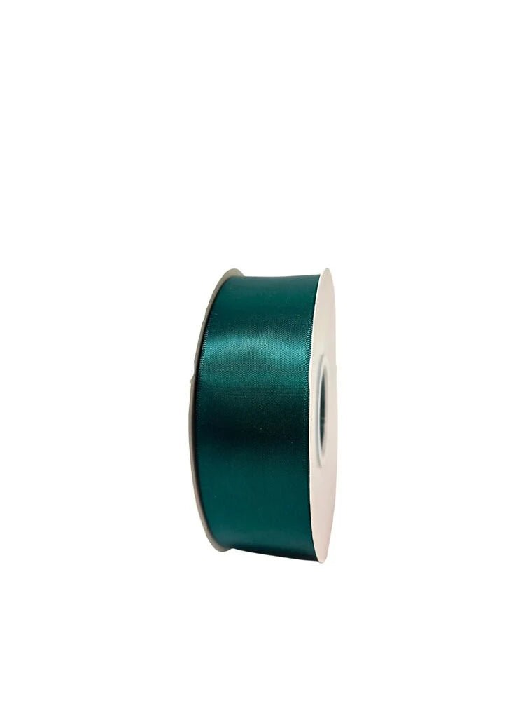 1.5 Inch Polyester Single Satin Ribbon (50 Yards) - Hunter