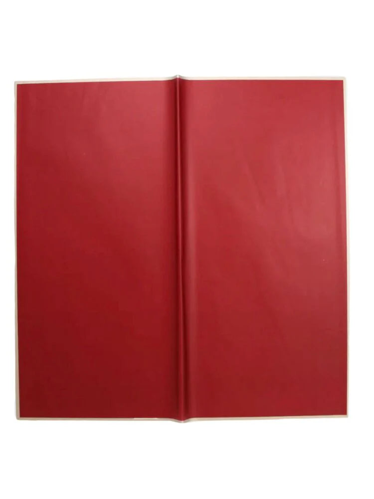 Red Gold Flower Wrapping Paper