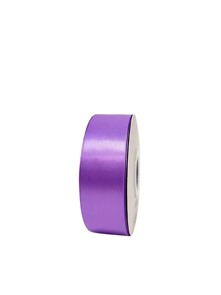 1.5 Inch Polyester Single Satin Ribbon (50 Yards) - Grape
