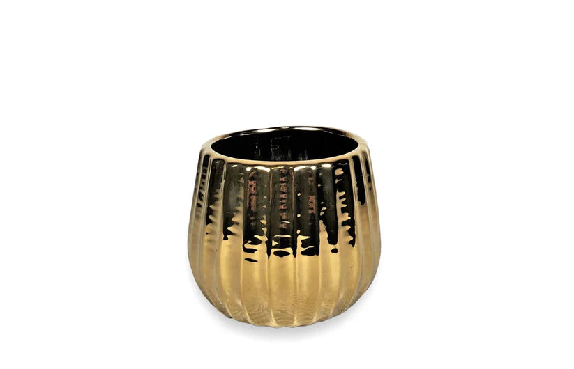 Metallic Gold Pot 3.75x3.75