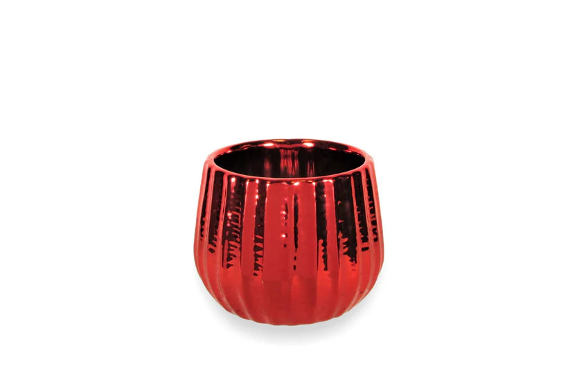 Metallic Red Pot 3.75x3.75