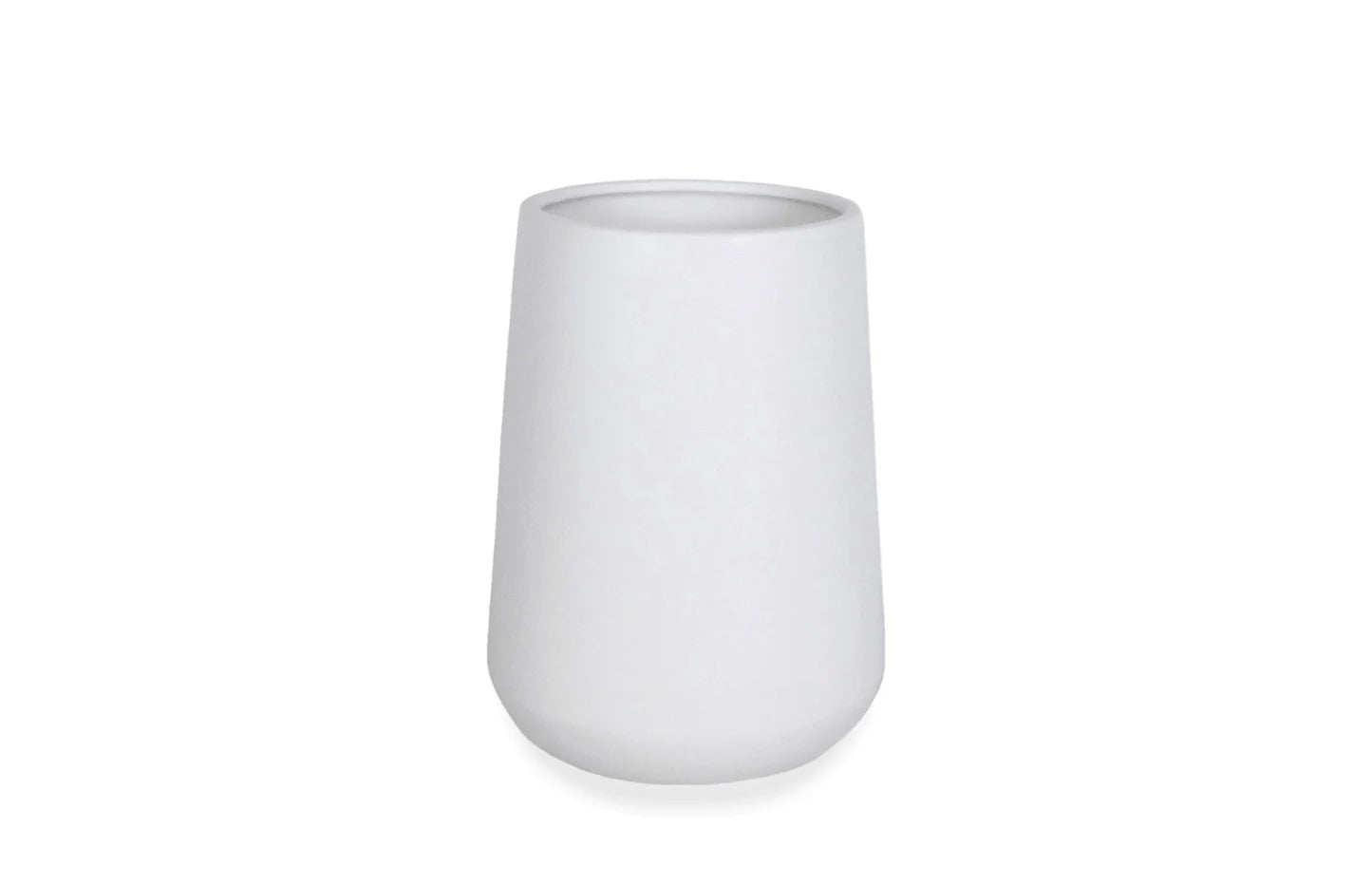 White tall 5 X 8 Vase