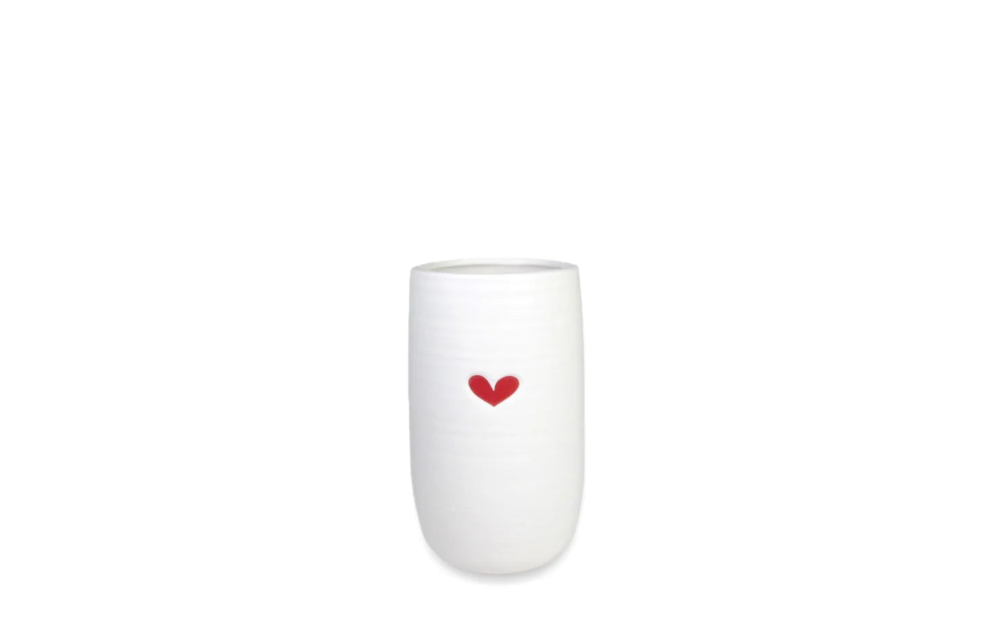 Ceramic White Vase Drop In 4x4