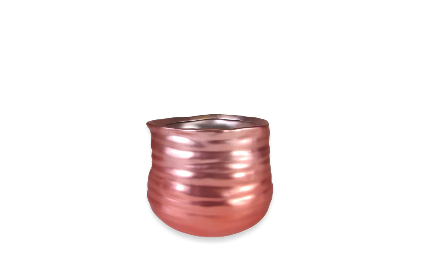 Ceramic Rose Gold Vase