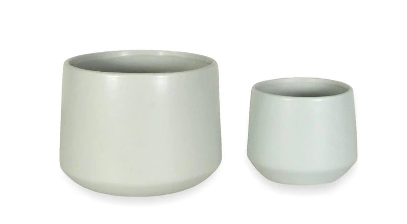 Ceramic Matte Grey Pots