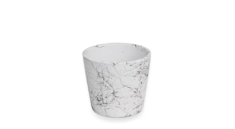 Ceramic White Web Pot