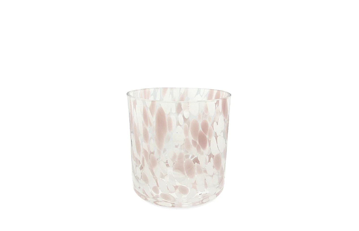 Spotted Pink Vase 6x6