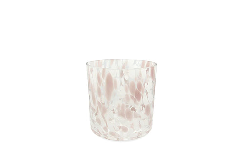 Spotted Pink Vase 6x6