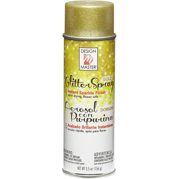Design Master Floral Glitter Spray - Gold