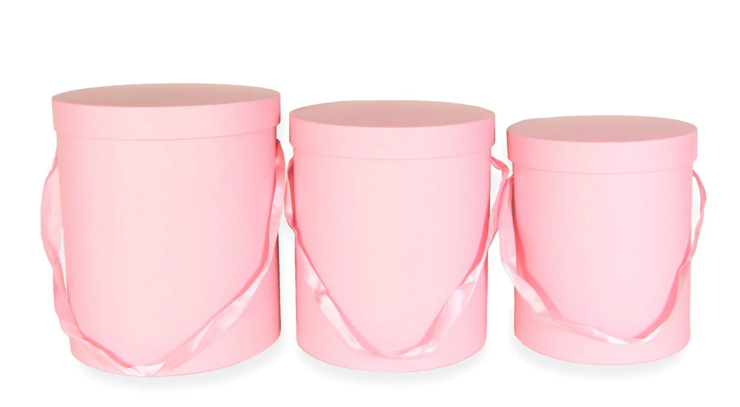 Hat Box Pink Round