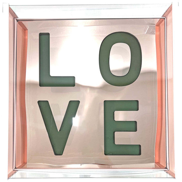 "LOVE" Acrylic Floral Gift Box