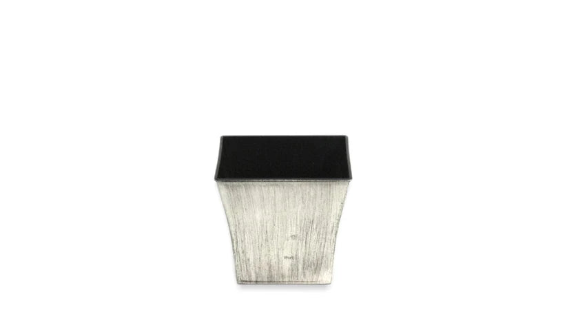 Black And White Square Pot 6x6x6