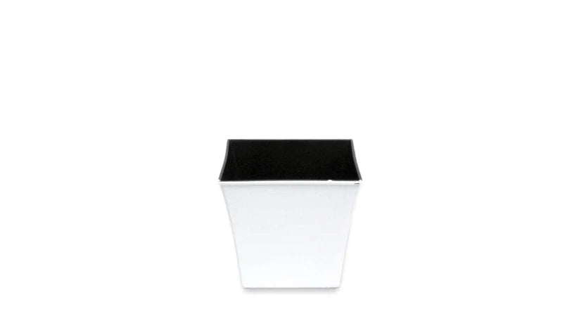 White Square Pot