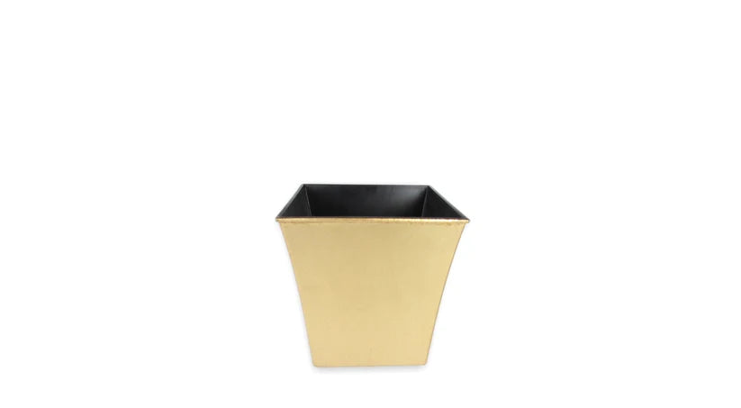 Gold Square Pot\ 6x6x6