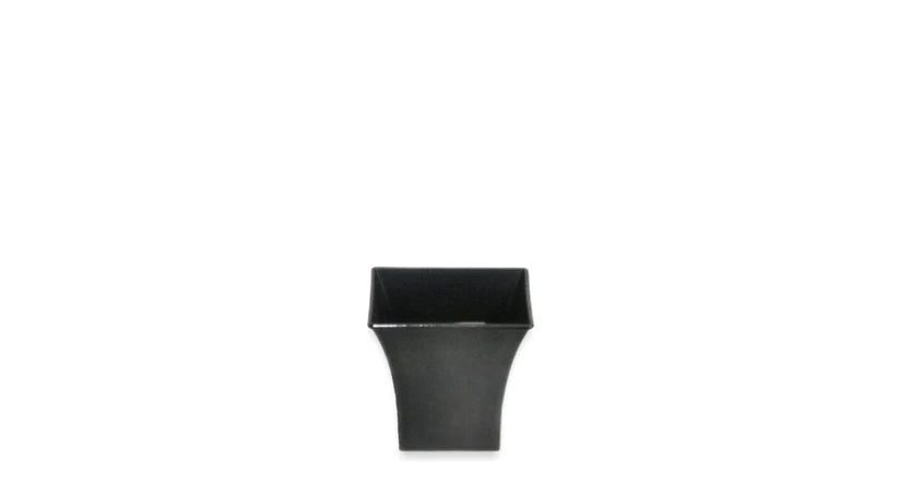 Black Square Pot