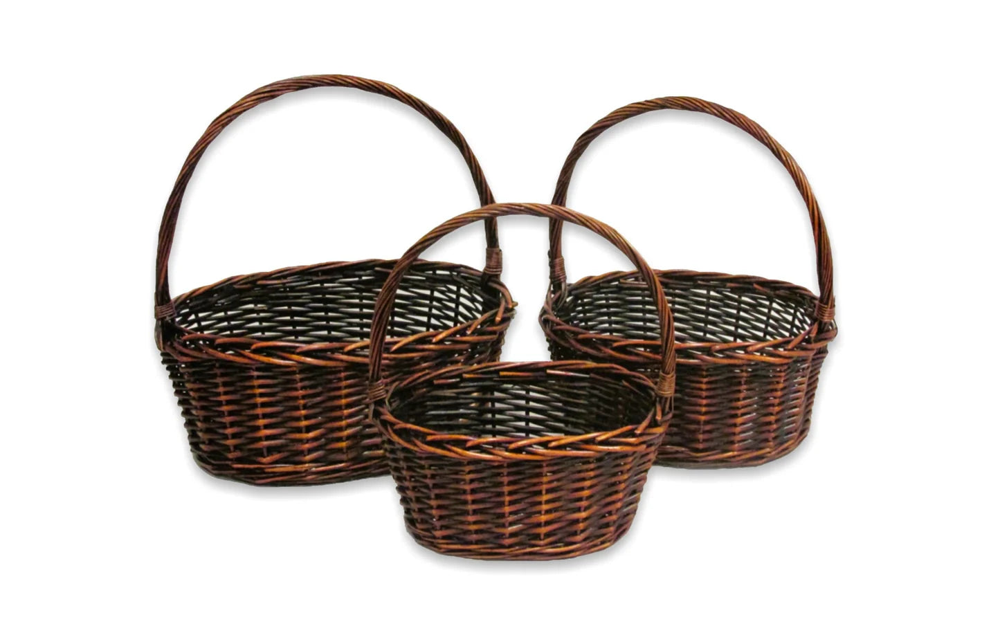 Stained Willow Basket 3 Set
