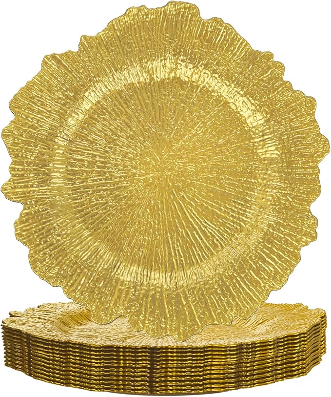 Decostar™ Large Reef Plastic Charger Plate 14"